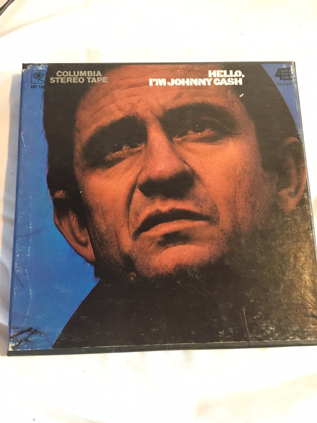 JOHNNY CASH Hello I'm Johnny REEL TO REEL EXC Columbia Stereo 4TRACK 3 3/4 IPS