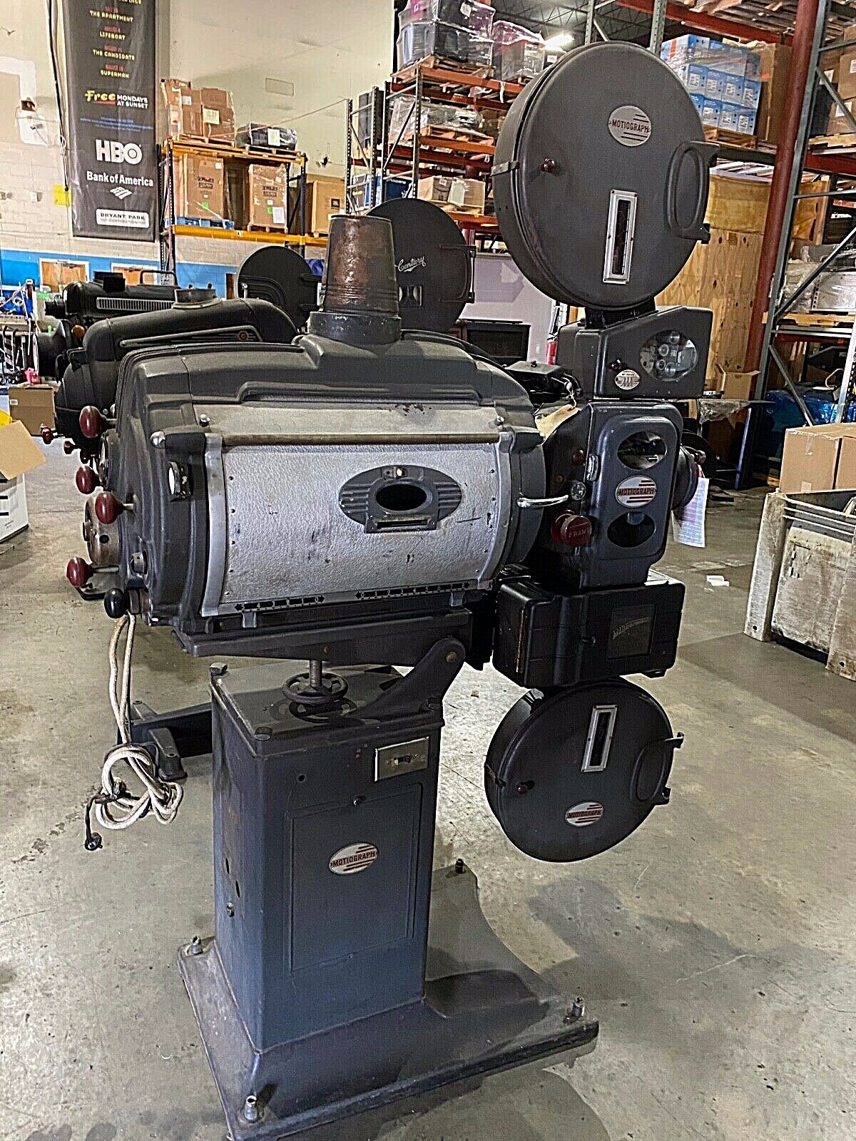 35mm Motiograph AAA Optical/Mag All original 1940-50's Projector! Great Display
