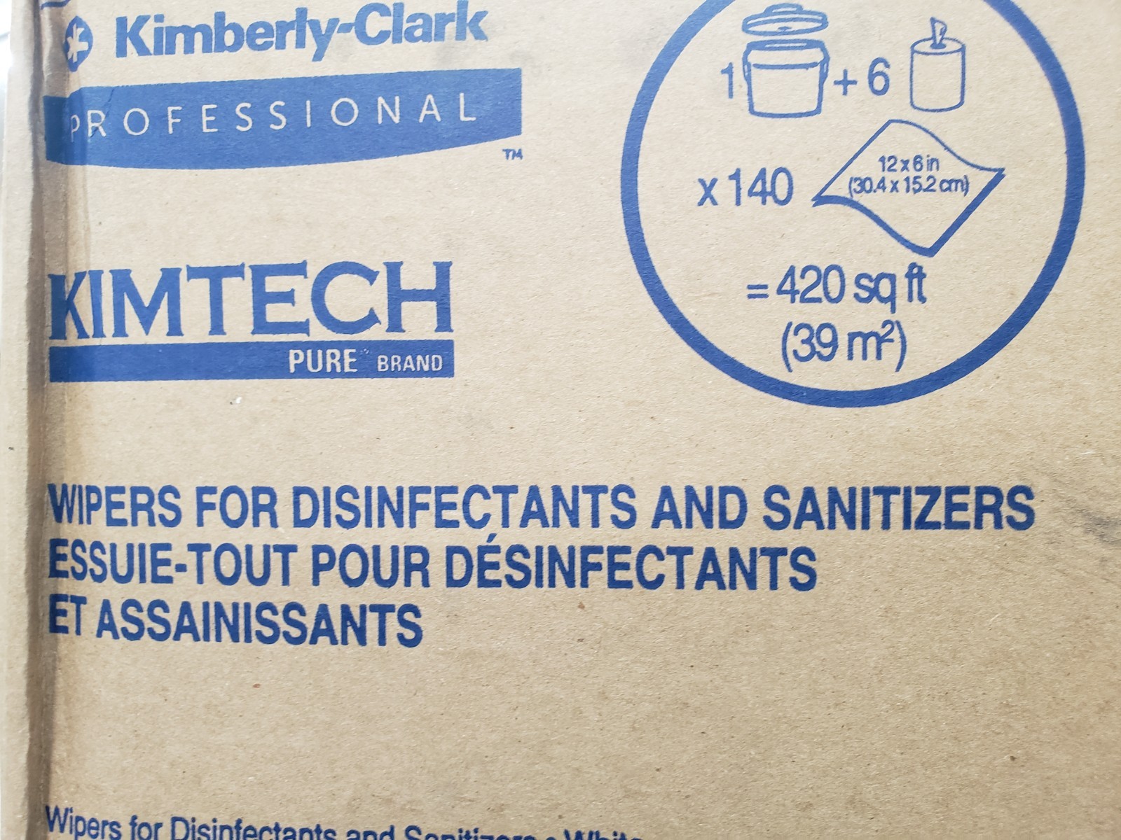 Kimberly Clark Kimtech 0621102 WetTask™ Wipers
