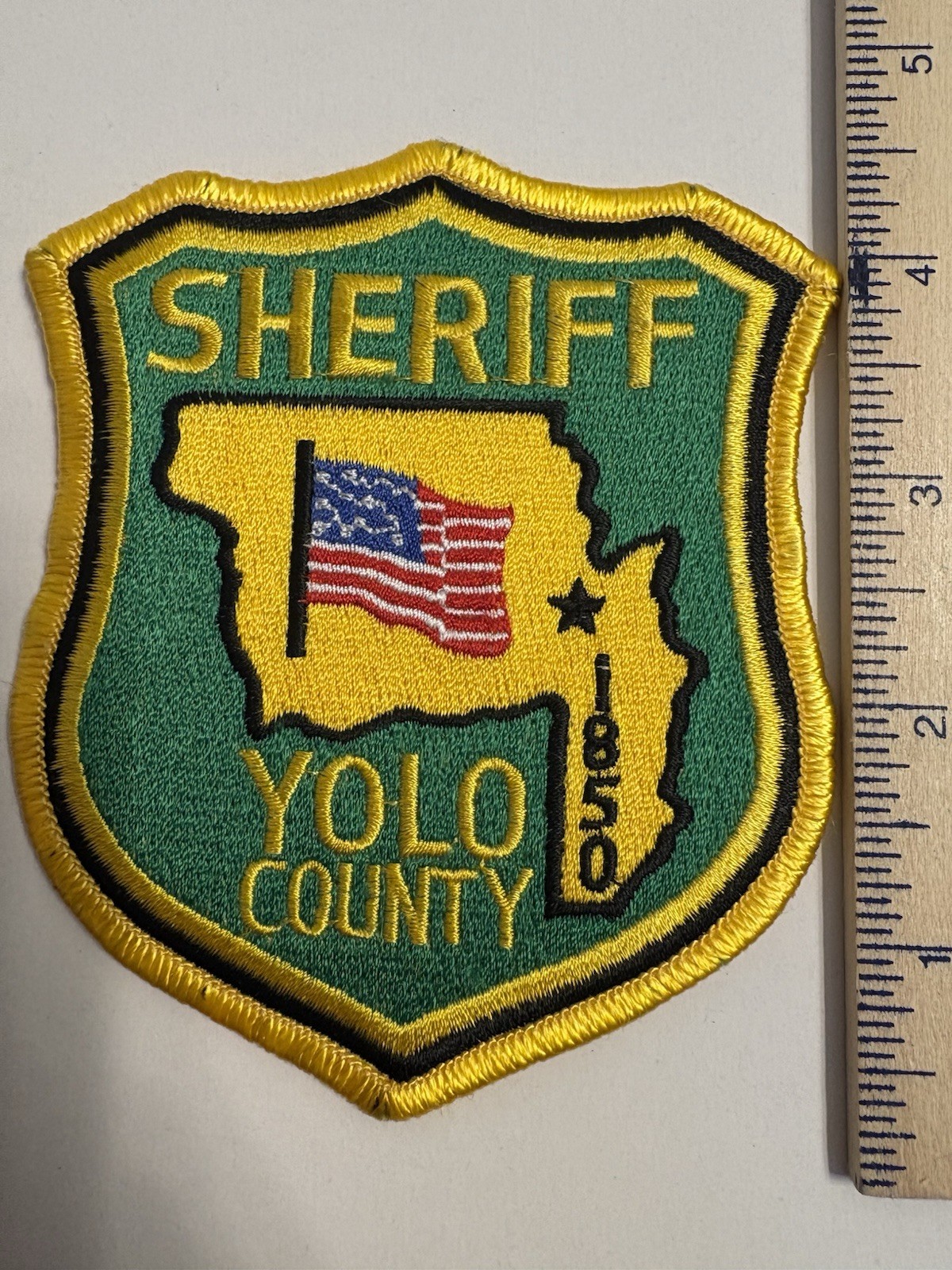 Yolo County California Sheriff Patch