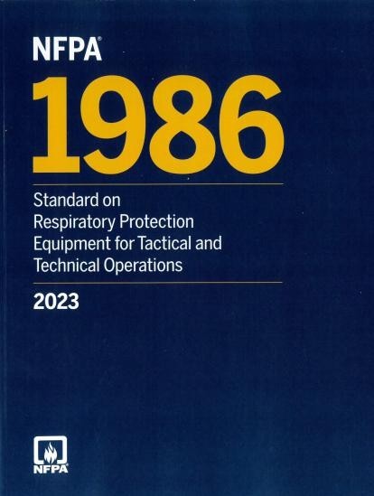 NFPA 1986  Standard on Respiratory Protection Equipment 2023 PAPERBACK USA ST