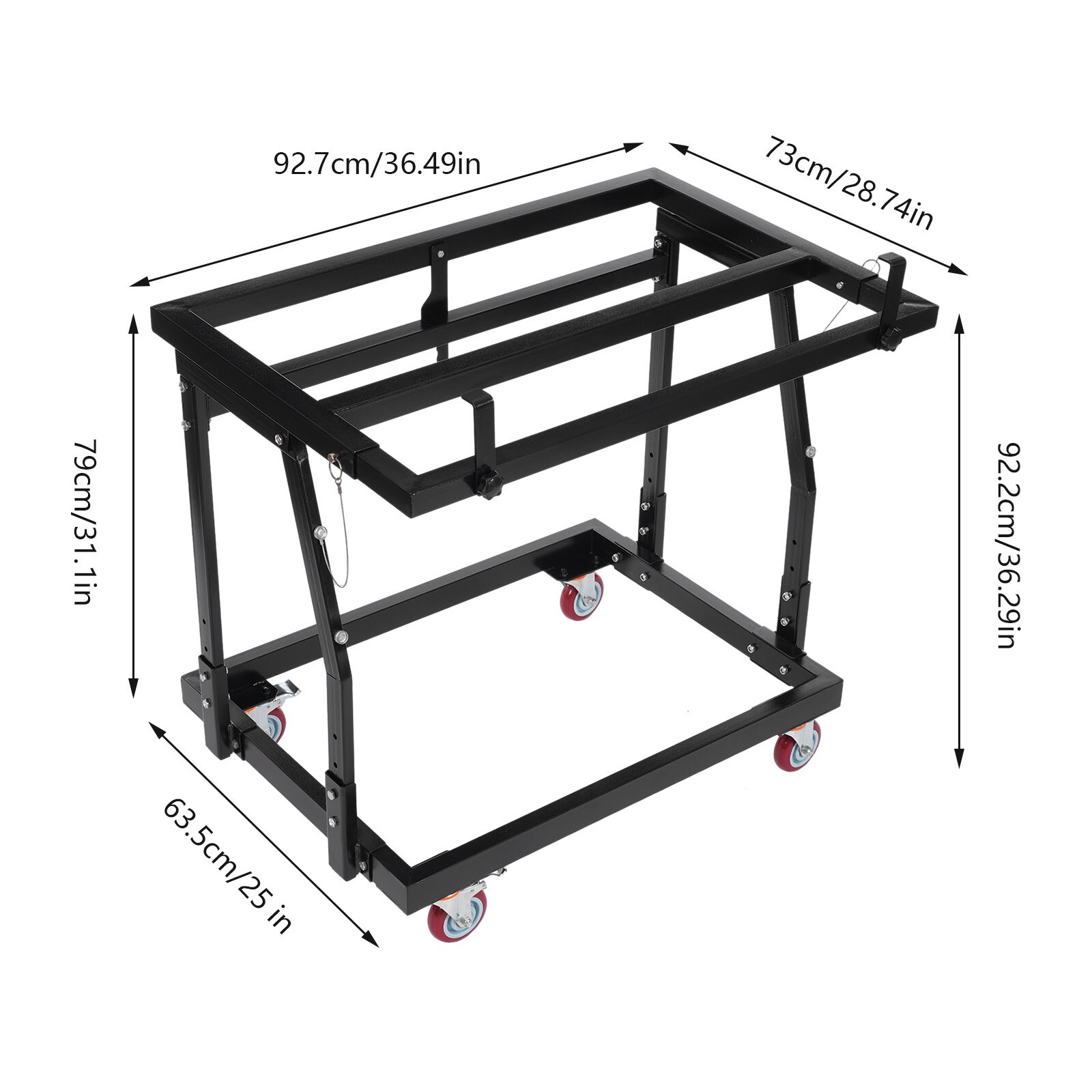 Heavy Duty Drywall Panel Cart, Panel Handler Cart, Tilting Panel Carts W/Casters