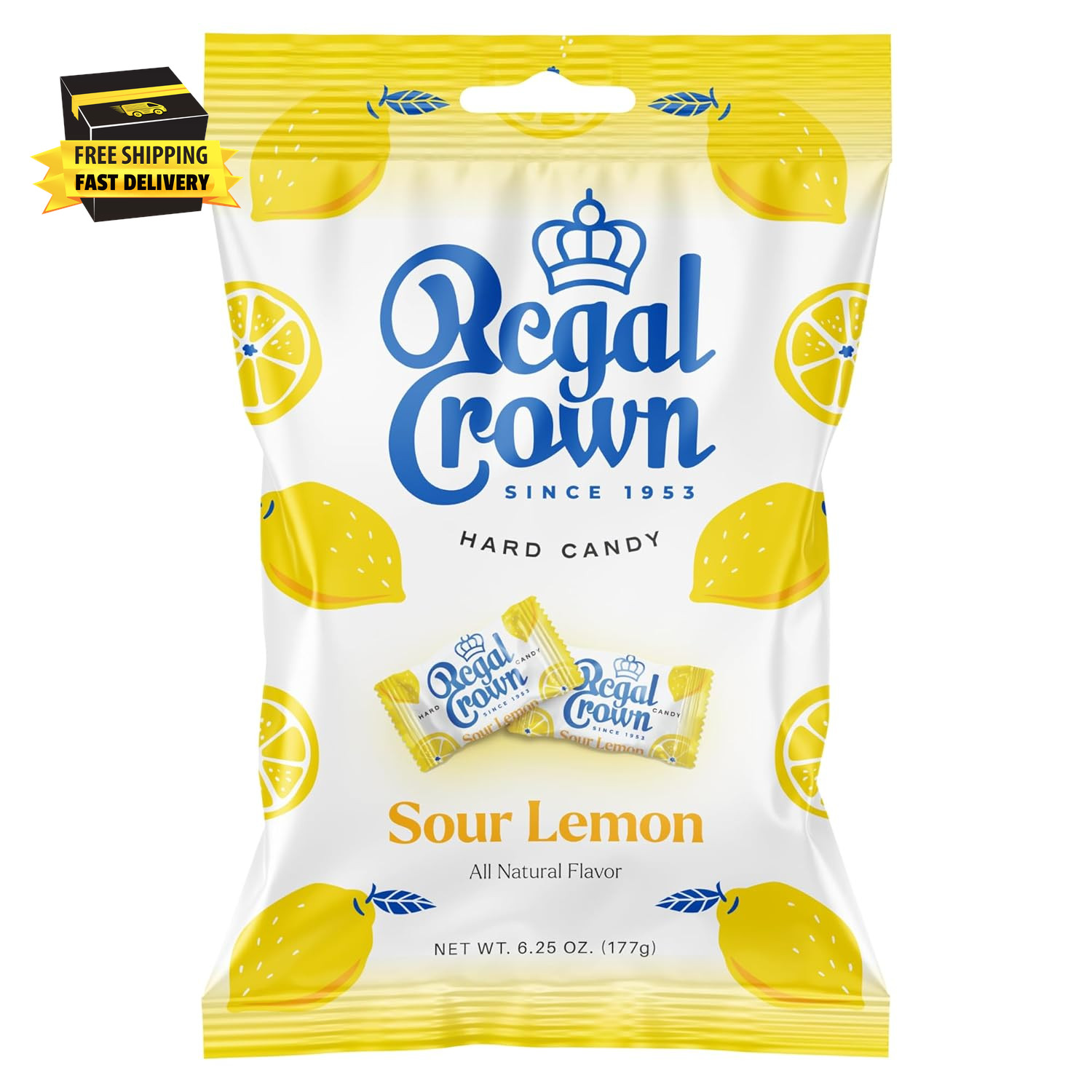 Sour Lemon Hard Candy | Old Fashioned Sour Lemon Candy | Traditional Lemon Candy