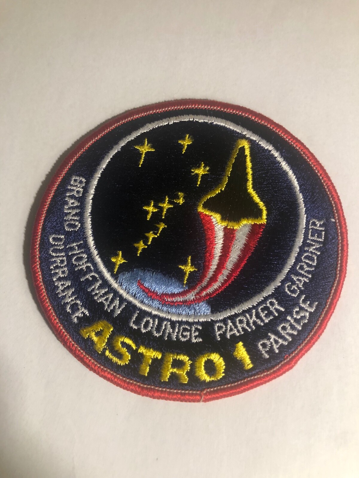 US Space Astro 1 Brand Hoffman Lounge Parker Gardner Durrance Parise 4" New Patc