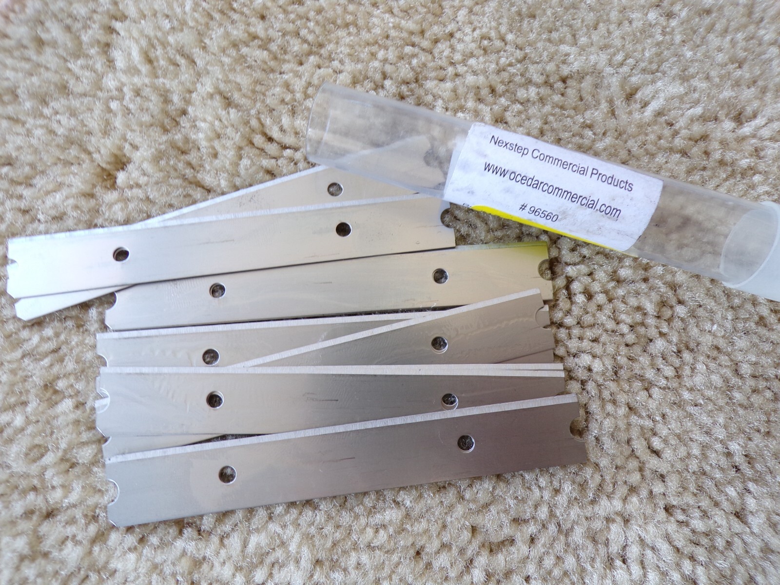 4 in - Replacement Blades FLOOR Window Scraper 96560 - 10 pk - O-CEDAR @c13