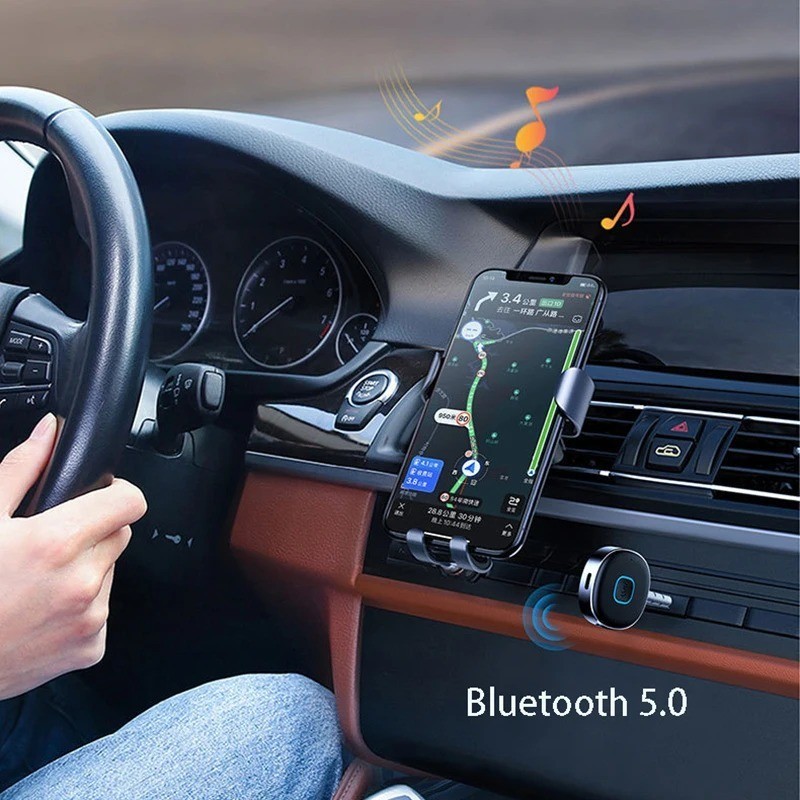Portable 3.5mm Aux Car Adapter Bluetooth Wireless Audio Receiver Car/Home Stereo