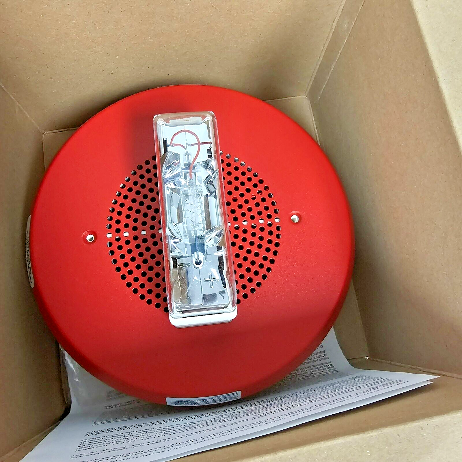 Cooper/Wheelock CH90-24MCC-FR Chime Strobe Ceiling Red NEW
