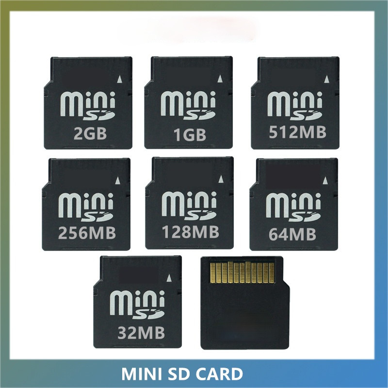 MINI SD Card 1G 2GB MiniSD Phone Card 64/128/256/512MB Card For Nokia Cell Phone