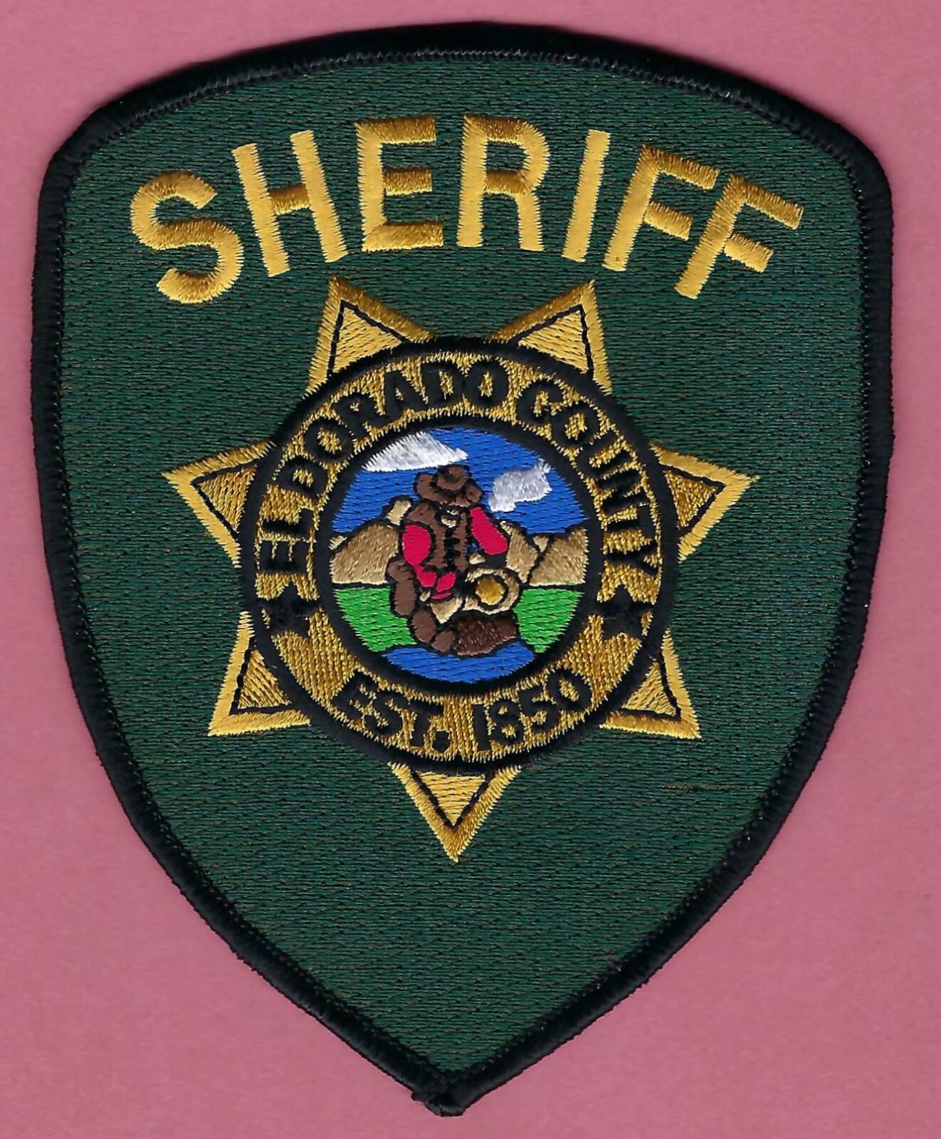 EL DORADO COUNTY CALIFORNIA SHERIFF SHOULDER PATCH