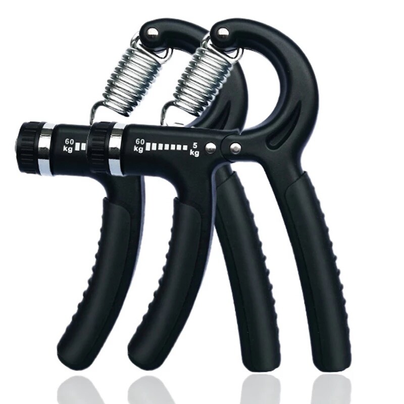 Hand Grip Strength Power Trainer Gripper Strengthener Adjustable Gym Exerciser