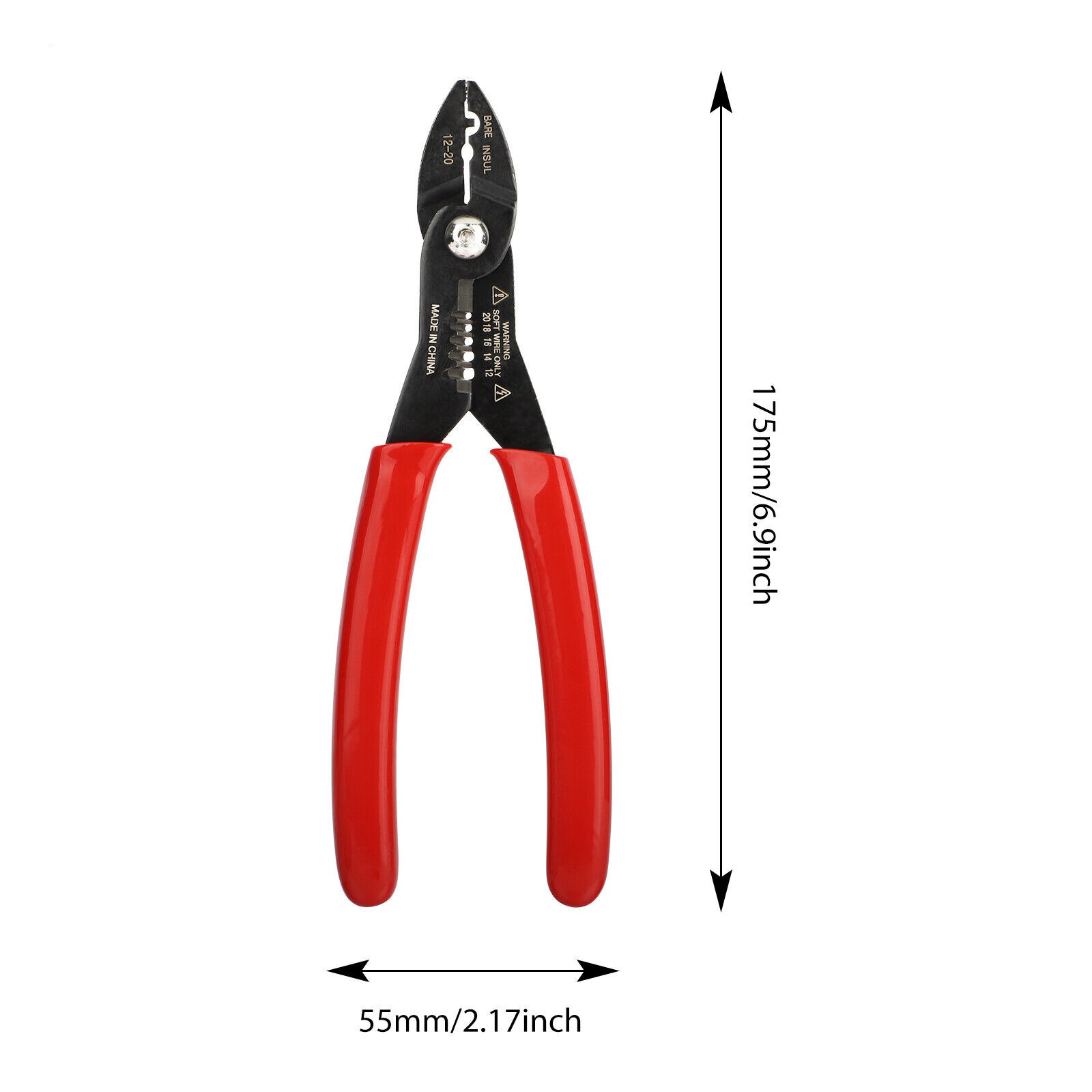 Cable Stripper Pliers Multifunctional Wire Service Pliers Crimper Stripper Tool