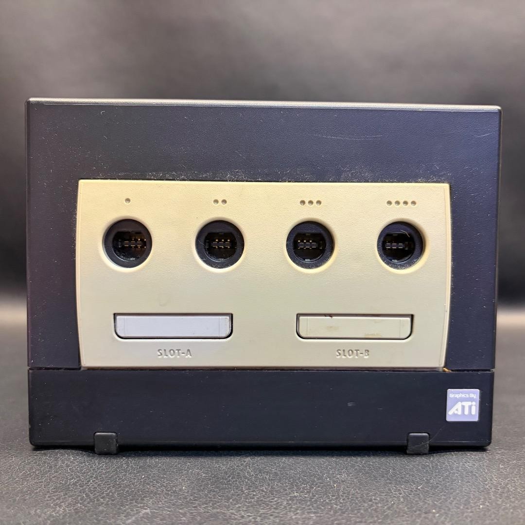 Nintendo GameCube DOL-001 Black NTSC-U Serviced Tested A0424