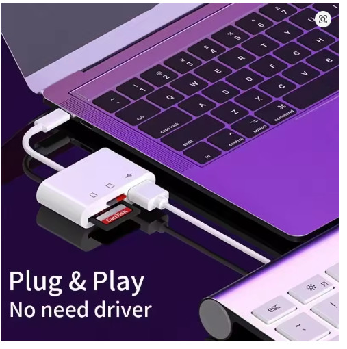 USB C SD Card Reader Micro SD to Type C OTG Adapter for iPhone Macbook Samsung