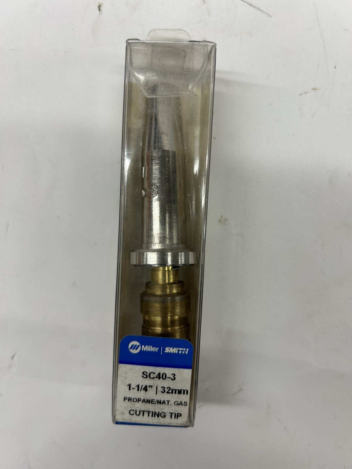 MILLER SMITH SC40-3 CUTTING TIP, 1.25”, 32MM, PROPANE/NATURAL GAS,