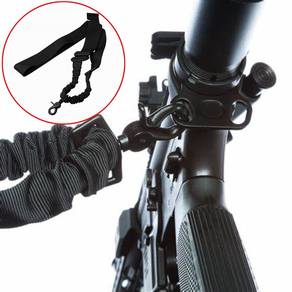 US Tactical Single 1 Point Rifle Sling Gun Sling Strap with Quick Release Buckle