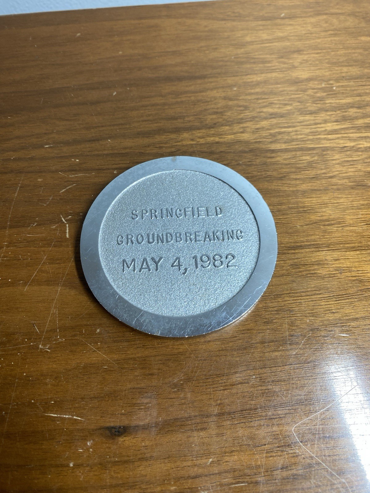 Easco Groundbreaking Springfield MA May 4th, 1982 Token