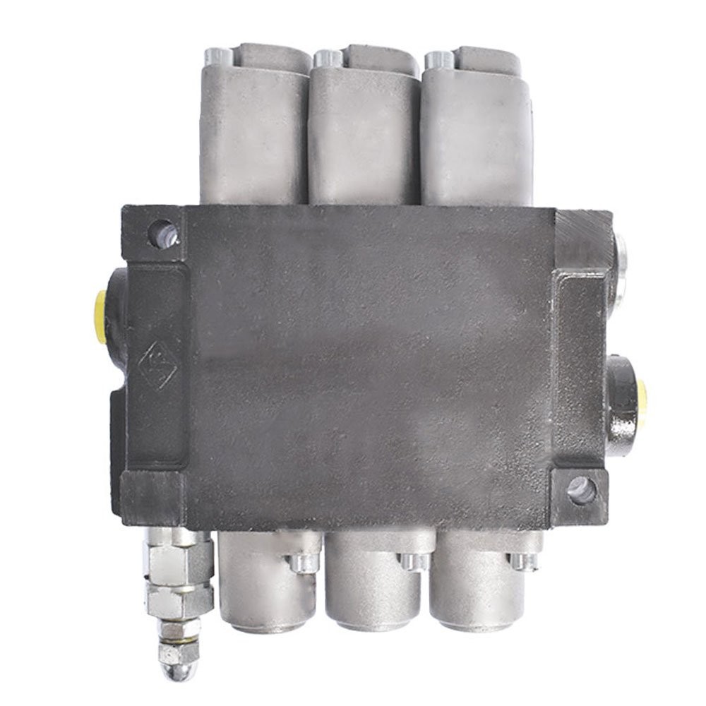 Hydraulic Directional Control 3 Spool Valve 11GPM Double Acting Adjustable US