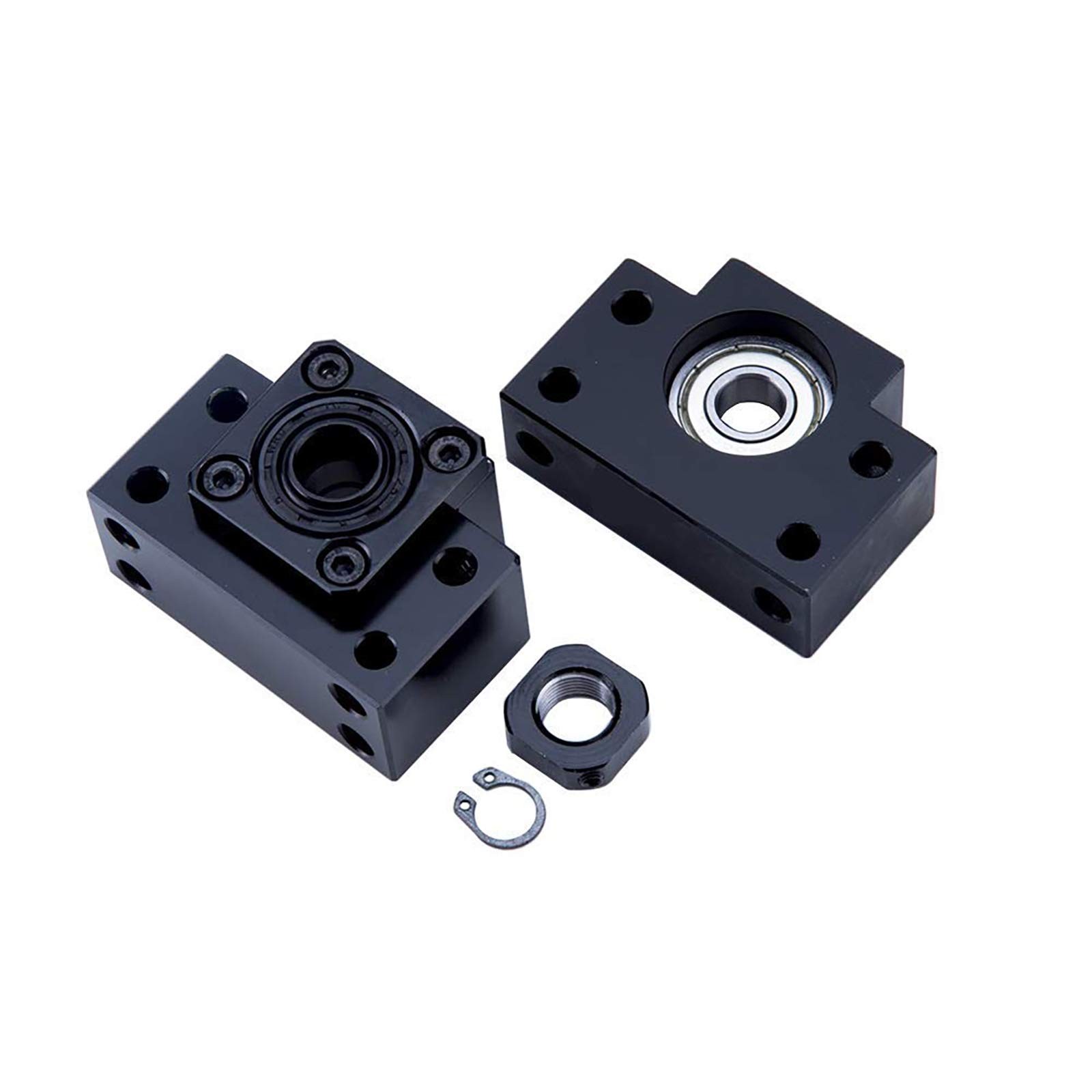 Coavoo BK20 BF20 Bearing End Blocks, for Ballscrew 25mm Linear Motion CNC Bal...