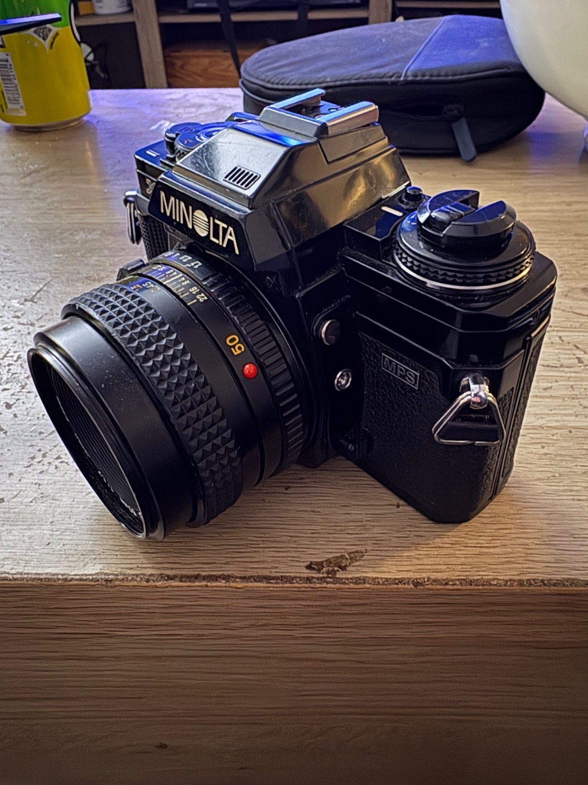 Minolta X-700 35mm Film SLR Camera Kit with 50mm Lens, Tested and Working #0222