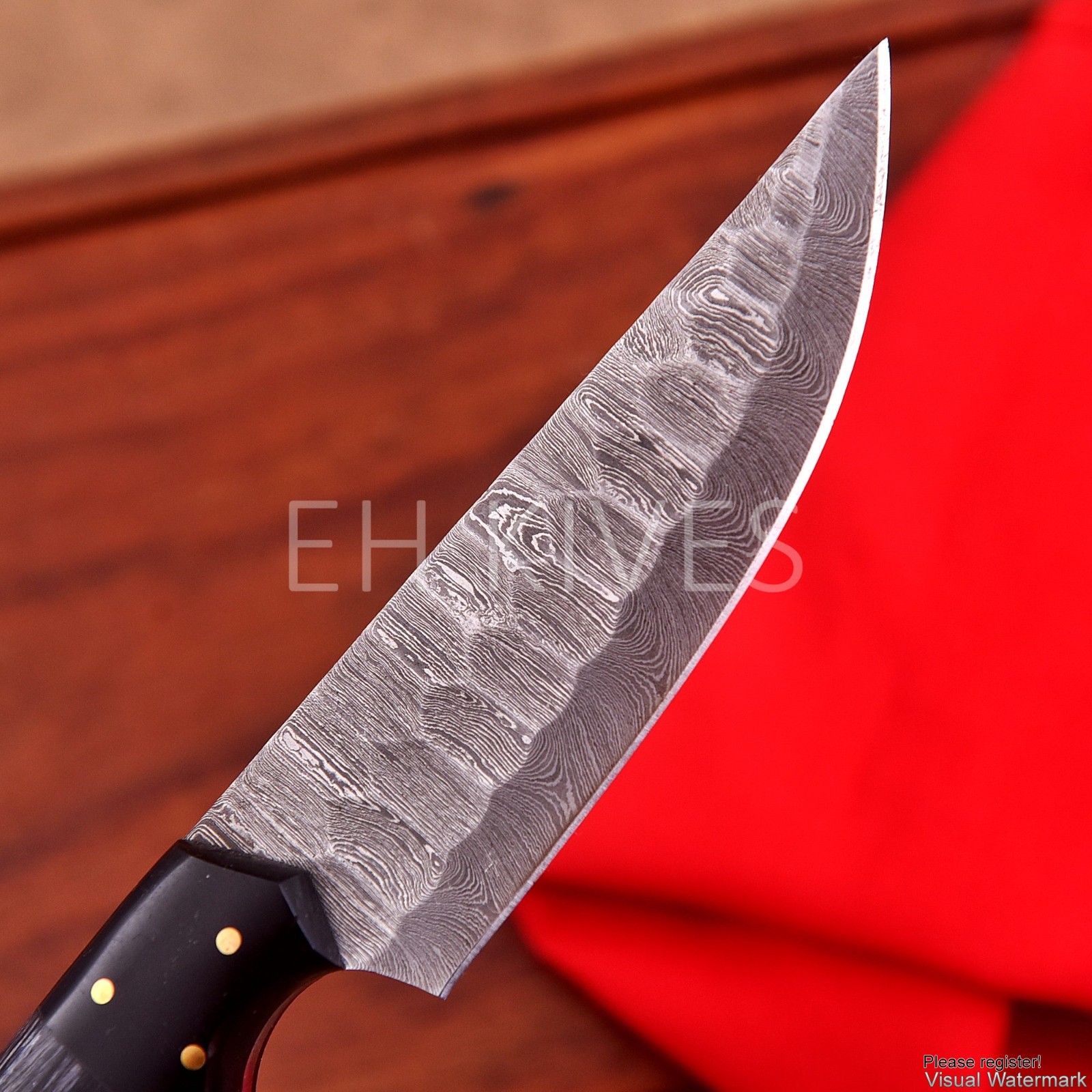 "10 Handmade Damascus Slicing Sharp Chef Steak Knife for Meat/BBQ
