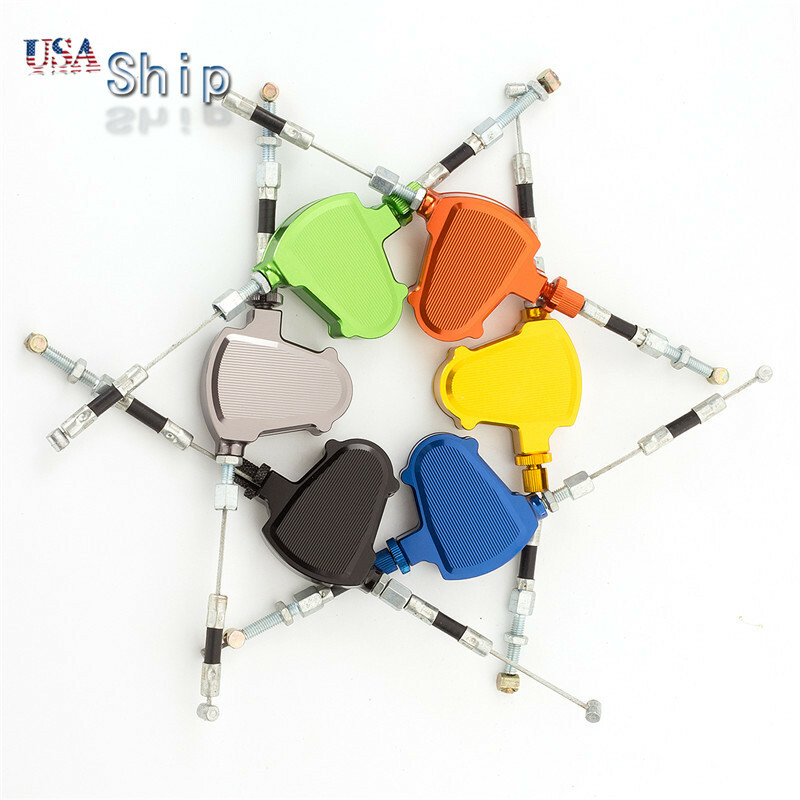 CNC For Yamaha Honda Red Stunt Clutch Pull Cable Lever Replacement Easy System