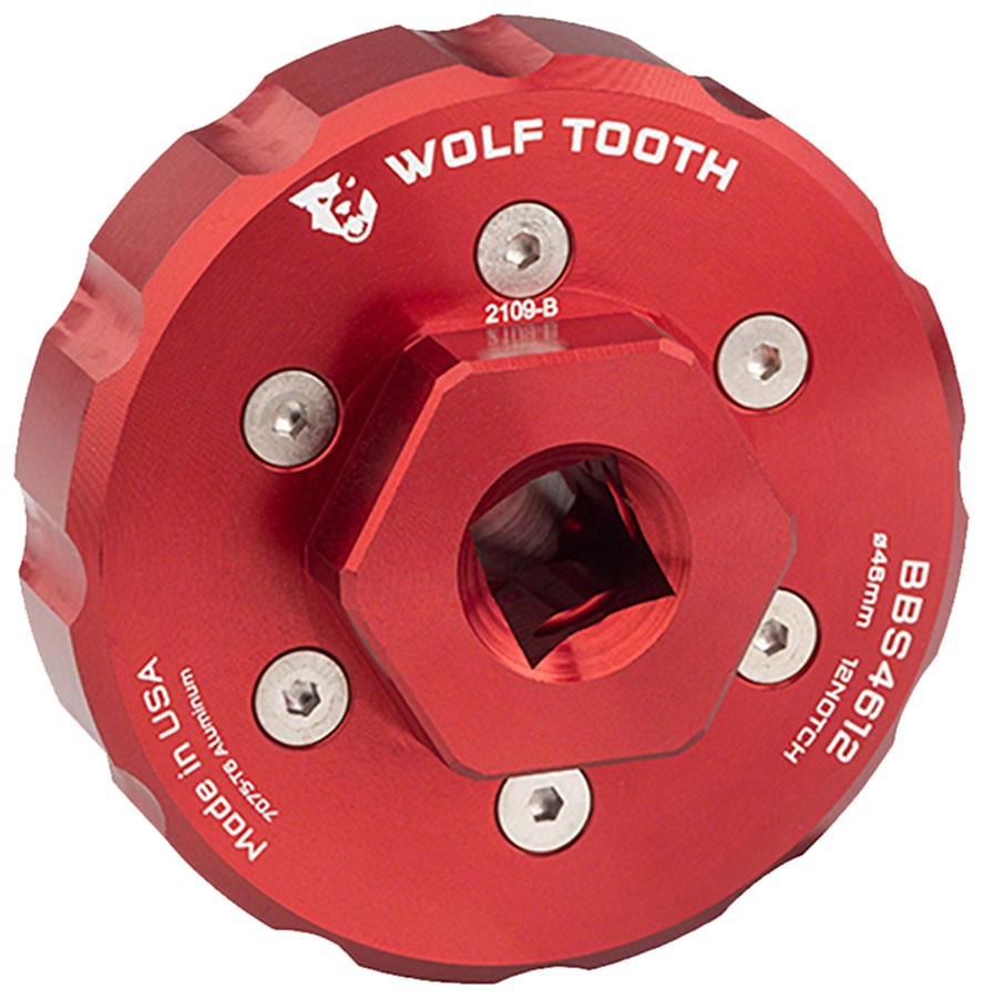 Bottom Bracket Tools - Wolf Tooth Bottom Bracket Tool - BBS4612, 12 Notch, 46mm
