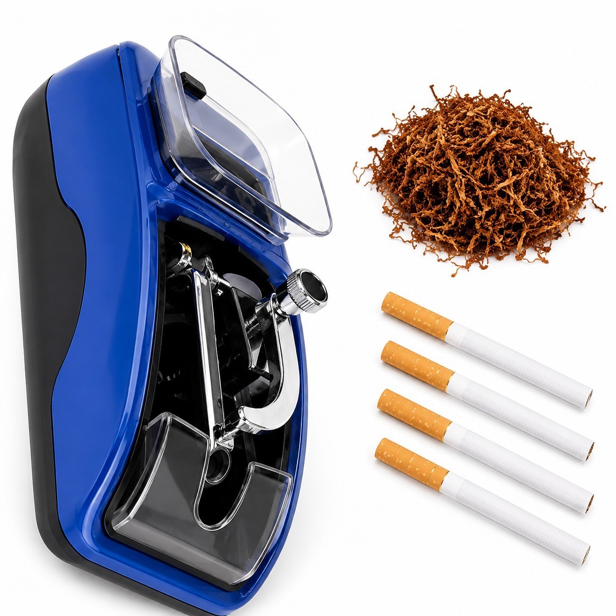 Cigarette Machine Automatic Electric Rolling Roller Tobacco Injector Maker US