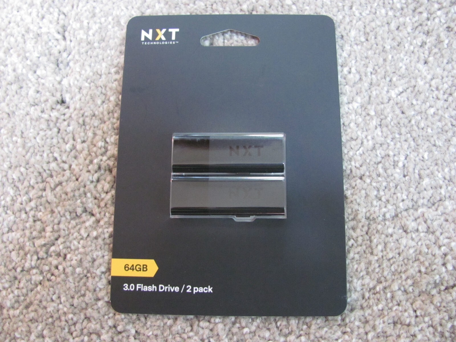 Brand New NXT Technologies 64GB USB 3.0 Flash Drive, 2/Pack (NX56885)