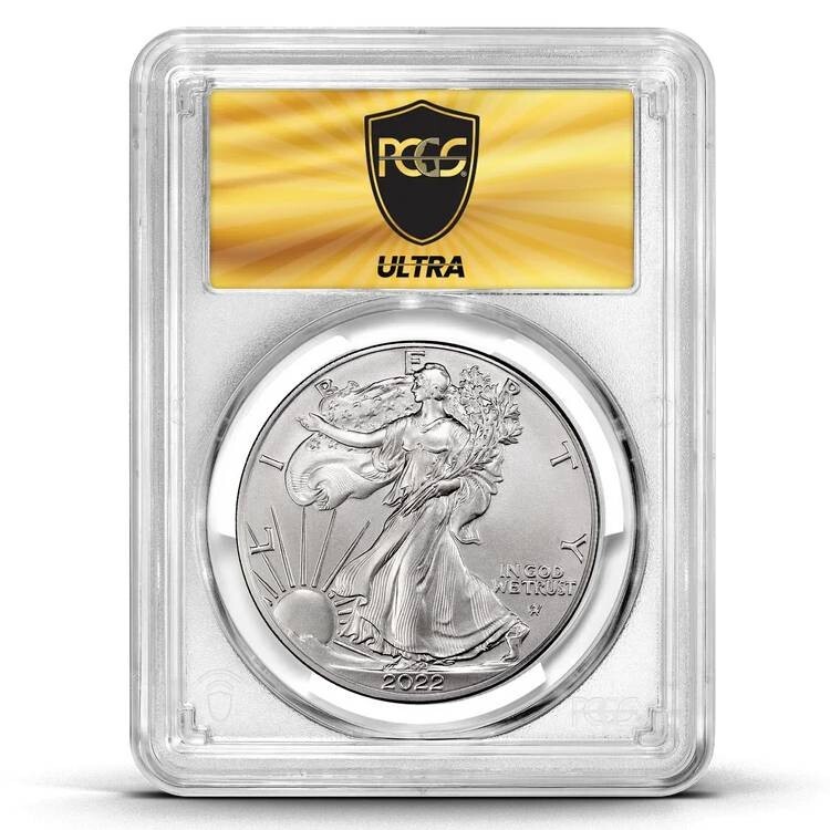 2024W Ultra Breaks HEATWAVE Silver Eagle Burnished PCGS SP70 Coin Mystery Pack