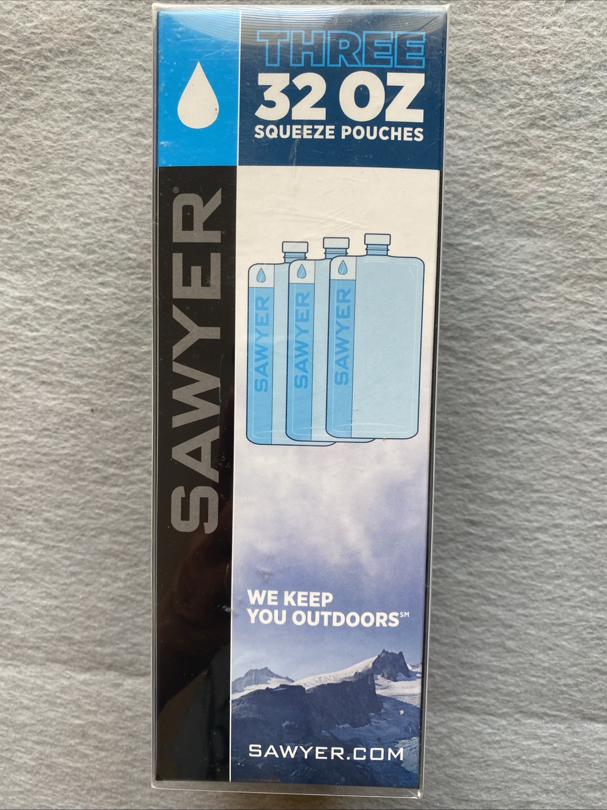 Sawyer SP113 - 32OZ Squeeze  Pouches - Set of 3  Made In USA - NEW