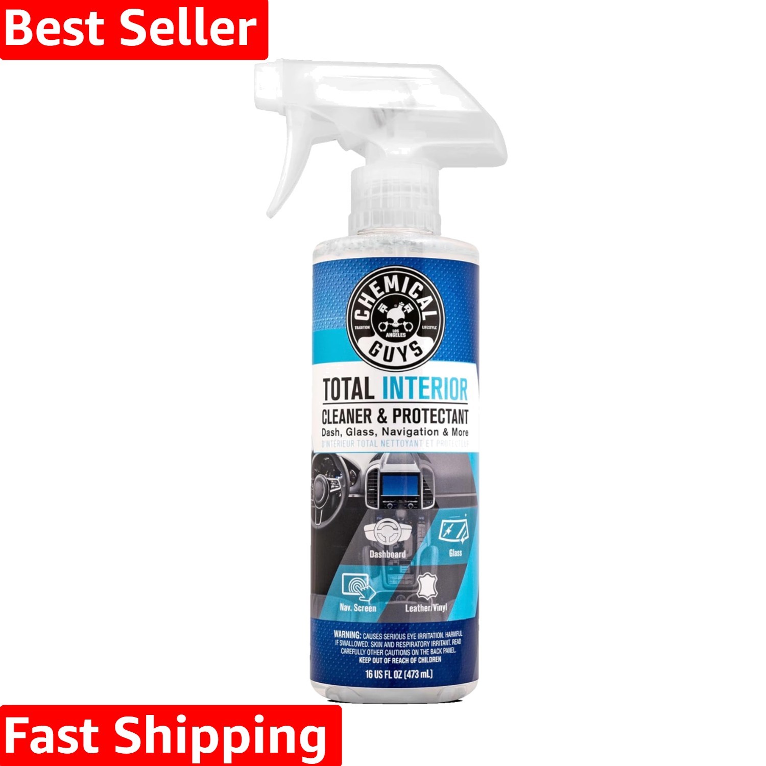 Total Interior Cleaner & Protectant Interior Cleaner, Cleans & Protects Leath...
