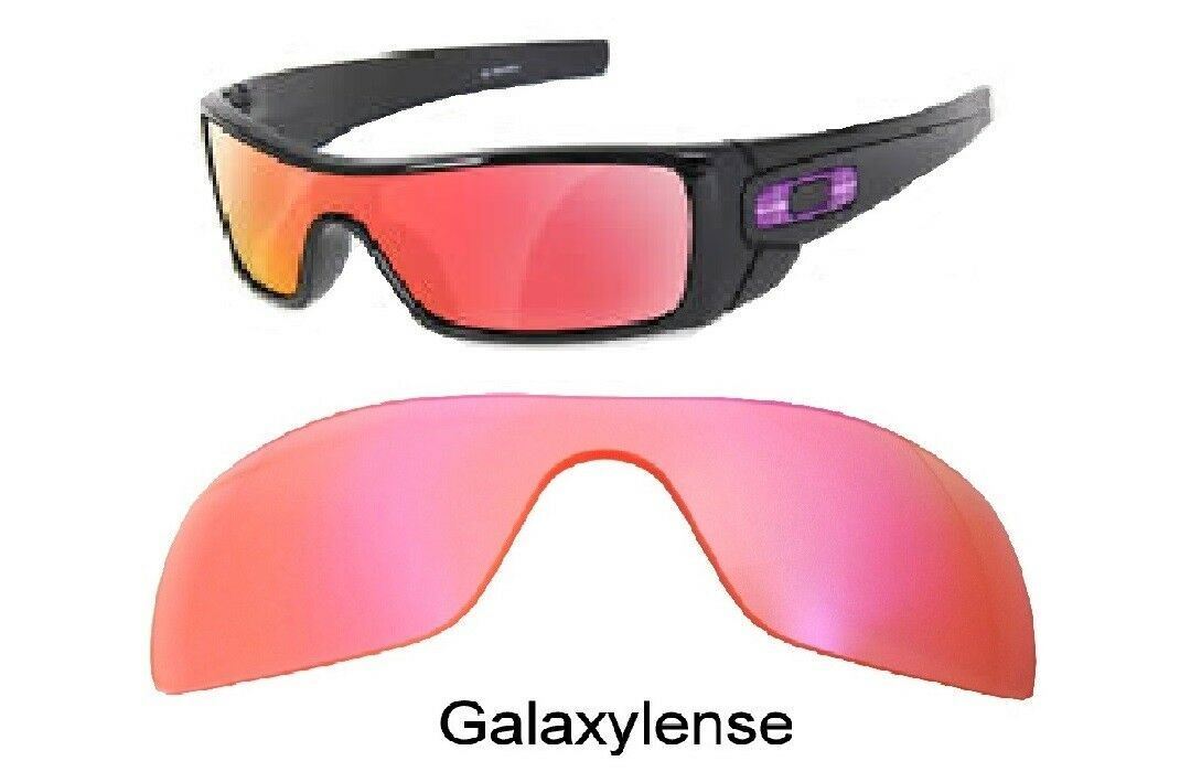 Galaxy Replacement Lenses For Oakley Batwolf Sunglasses HD Pink Color