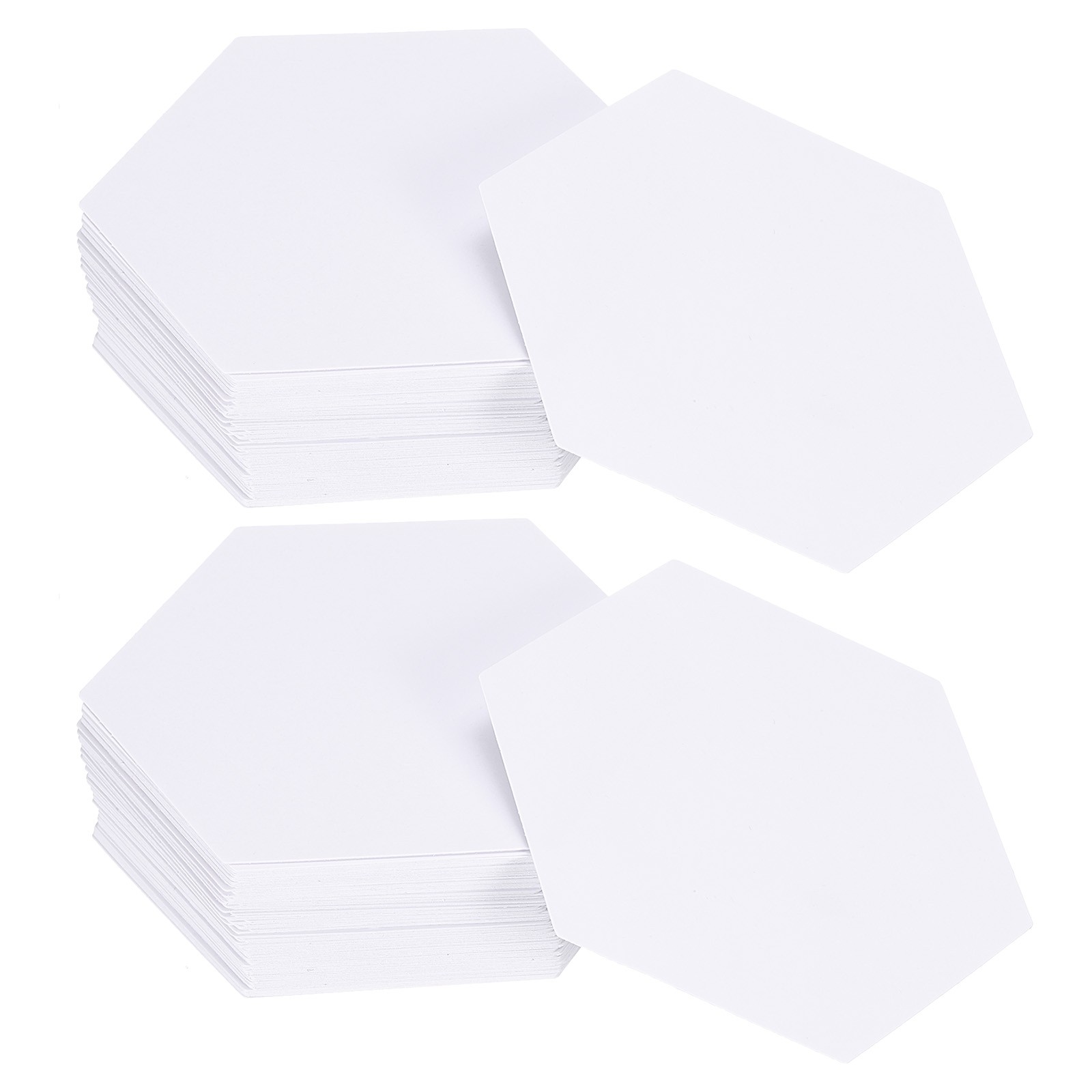 200pcs Hexagon 1.25-Inch Paper Piecing Paper, English Paper Quilting Template