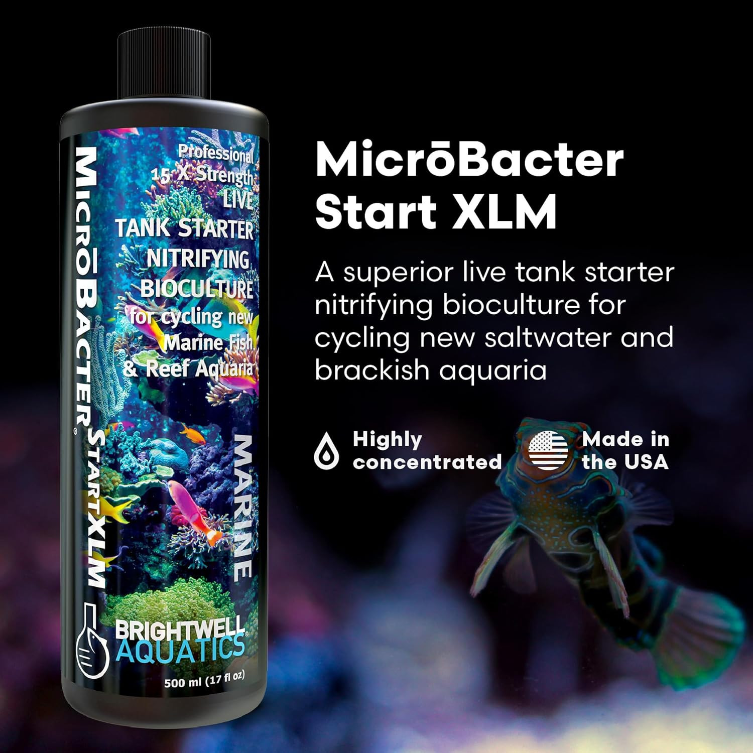 Microbacter Start XLM - Concentrated Freshwater Nitrifying Bacteria - Quick Star