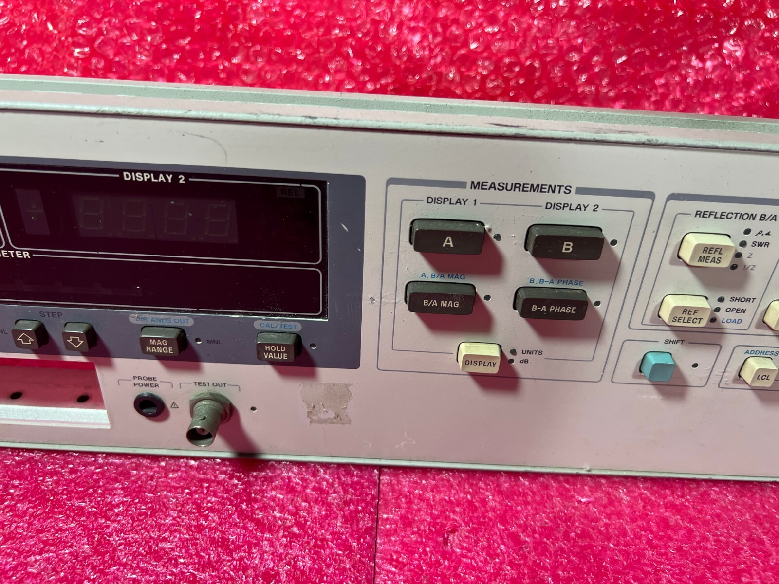 HP Front Panel 8508A Vector Voltmeter