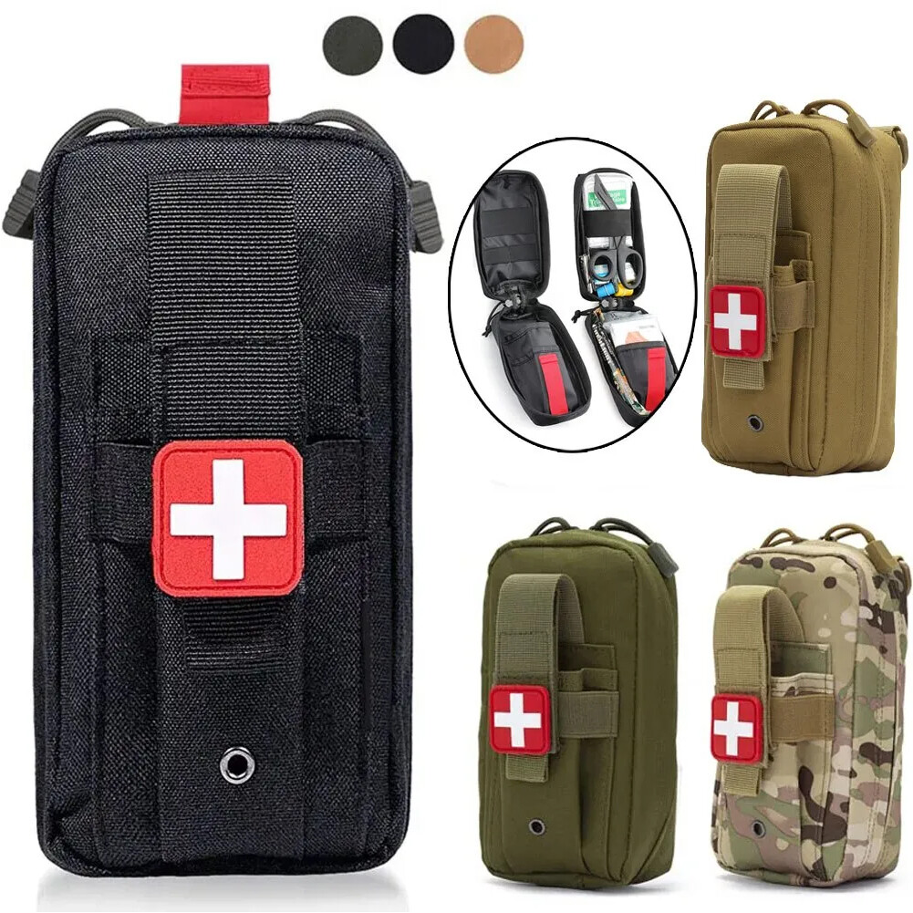 First Aid Kit Medical EDC Pouch Tactical Outdoor Waist Bag Military Survival Bag