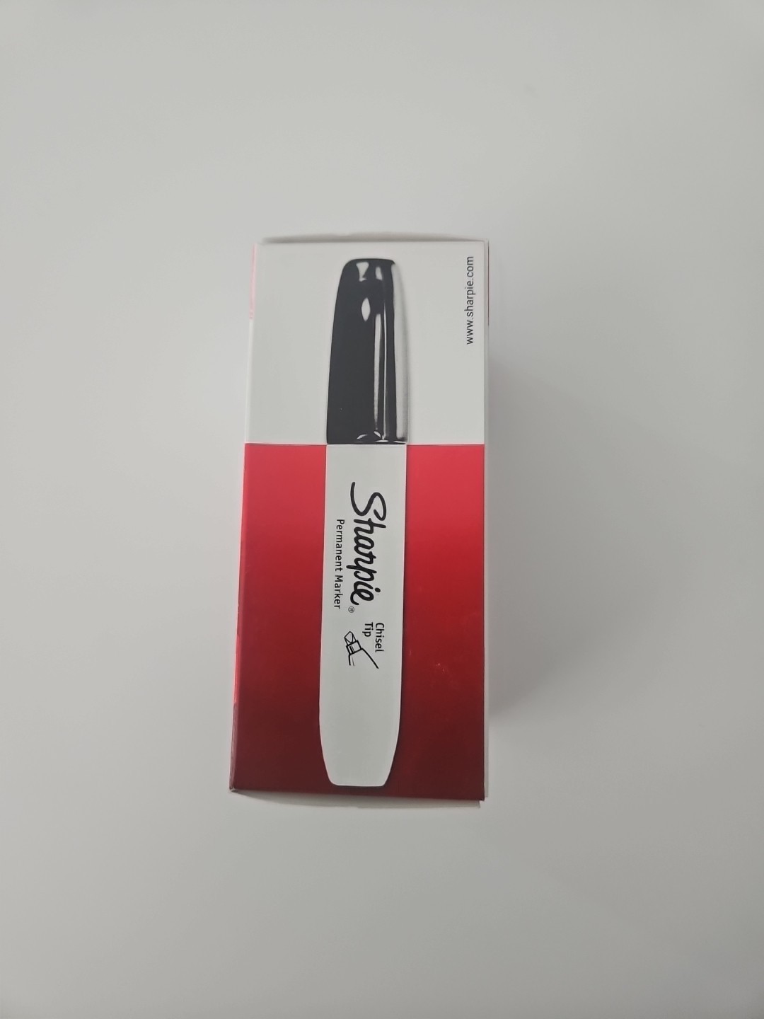 SHARPIE Permanent Markers, Chisel Tip, Black, 12 Count