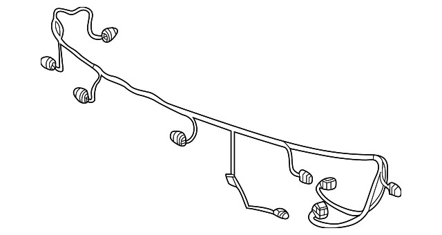 Genuine Volkswagen Harness 3CN-971-104-C