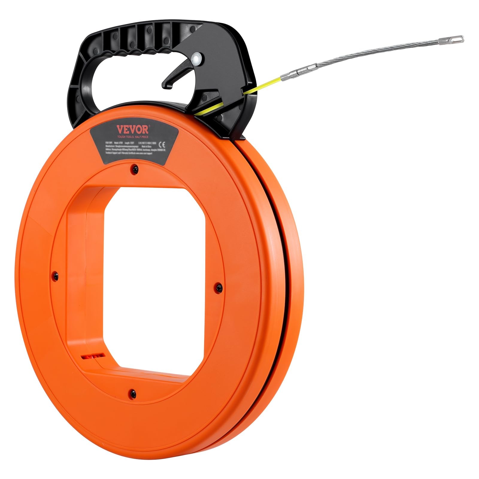 100ft Fiberglass Fish Tape Wire Puller NonConductive Cable Tool