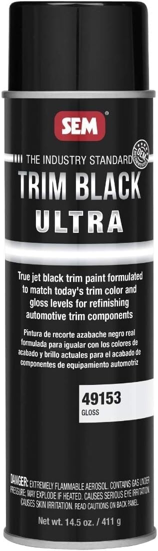 SEM 49153 TRIM BLACK ULTRA GLOSS, 20oz CAN