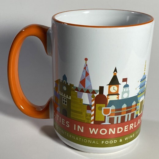 Disney World EPCOT 2008 Cities in Wonderland Food & Wine Festival Ceramic Mug