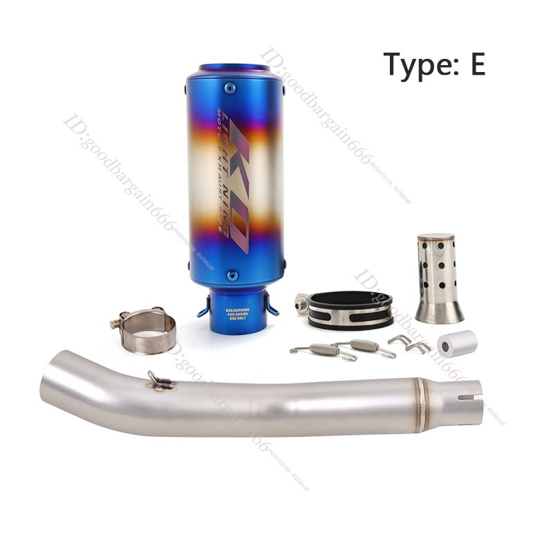 For Honda CBR250R 2011-2016 Exhaust Tips Motorcycle Mid Muffler Pipe DB Killer
