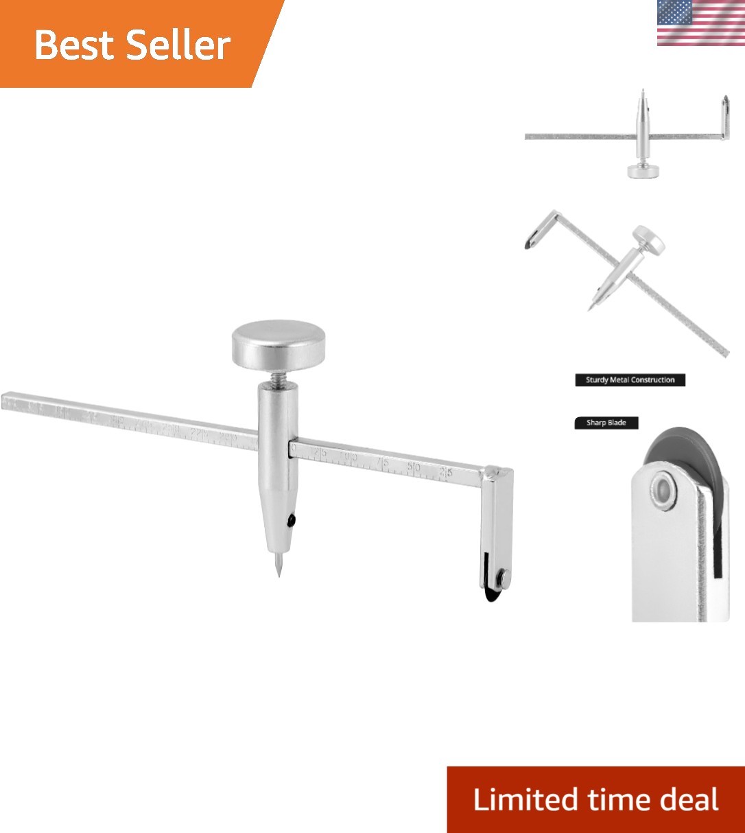 Professional Grade Drywall Circle Cutter - Durable and Precise, 9.92 x 5.51 in.