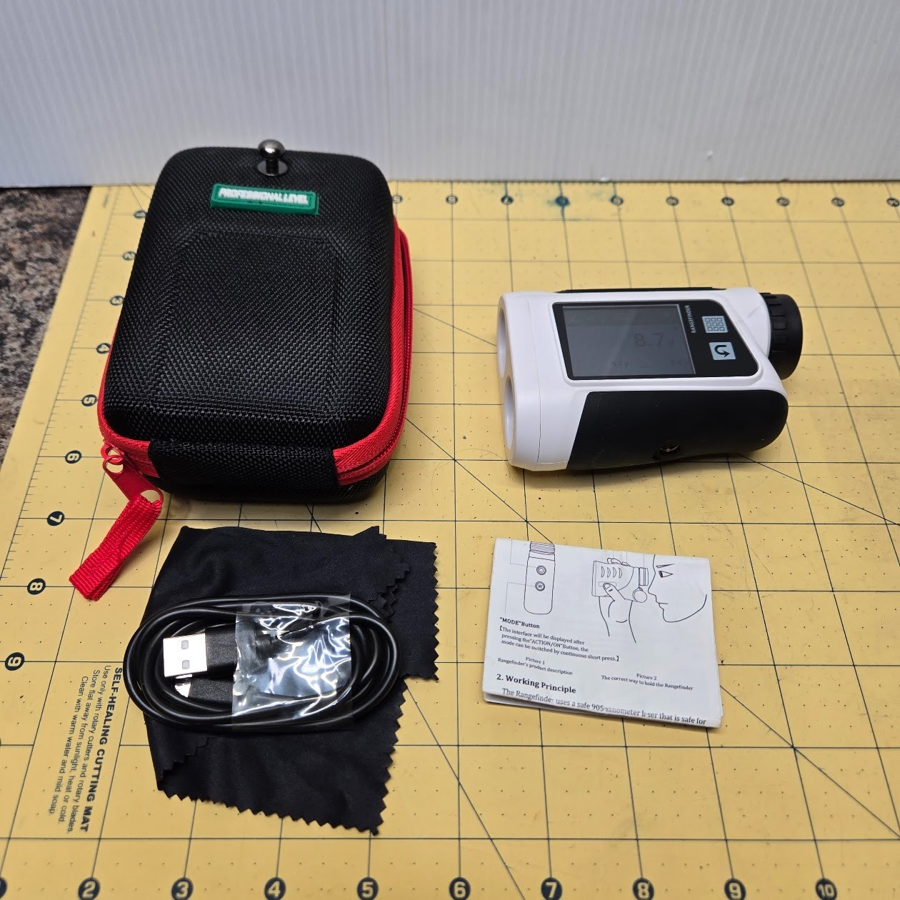 Nohawk Golf Range Finder 1000 Yards w/ Case
