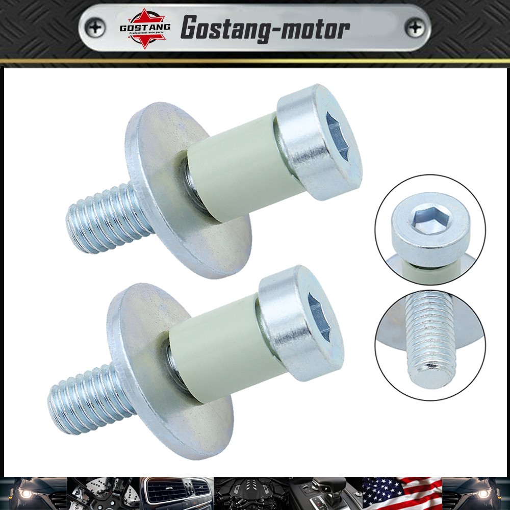 Pair 9601750 Door Latch Lock Striker Bolts NEW For Chevy GMC Truck Blazer 71-87