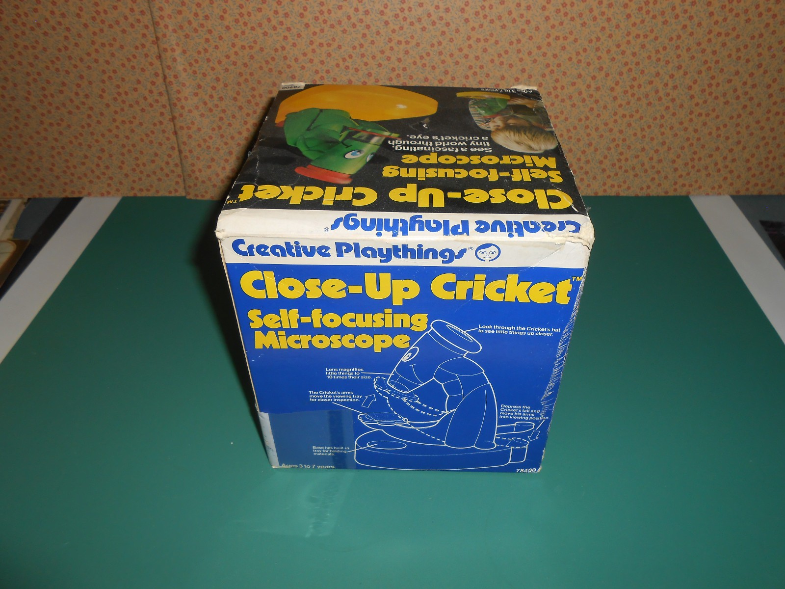 Vtg 1970s Close-Up Cricket Microscope Creative Playthings w/original box Child