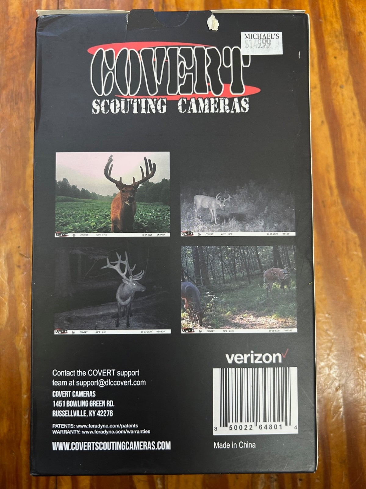 Covert WC 30-V Verizon Cell Camera