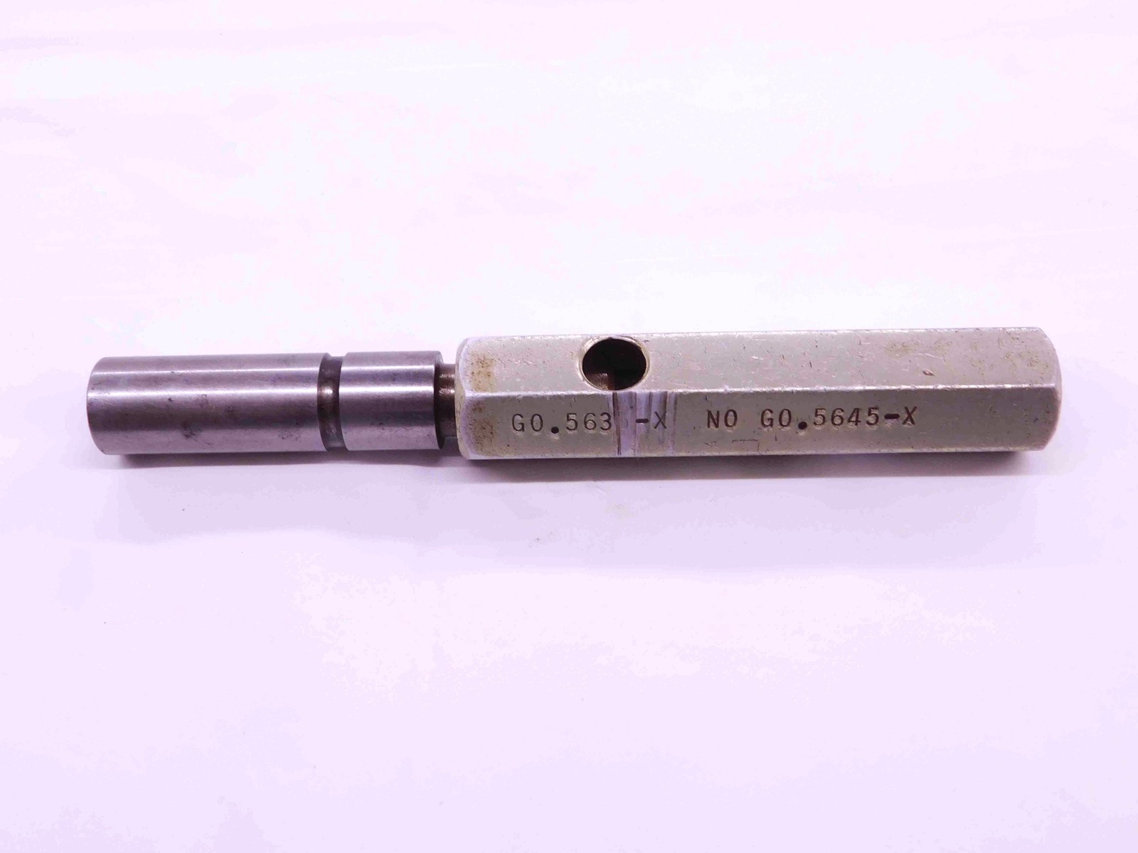 .5630 & .5645 CL X PROGRESSIVE PLUG GAGE GO NO GO .5625 +.0005 9/16 14.300 .563