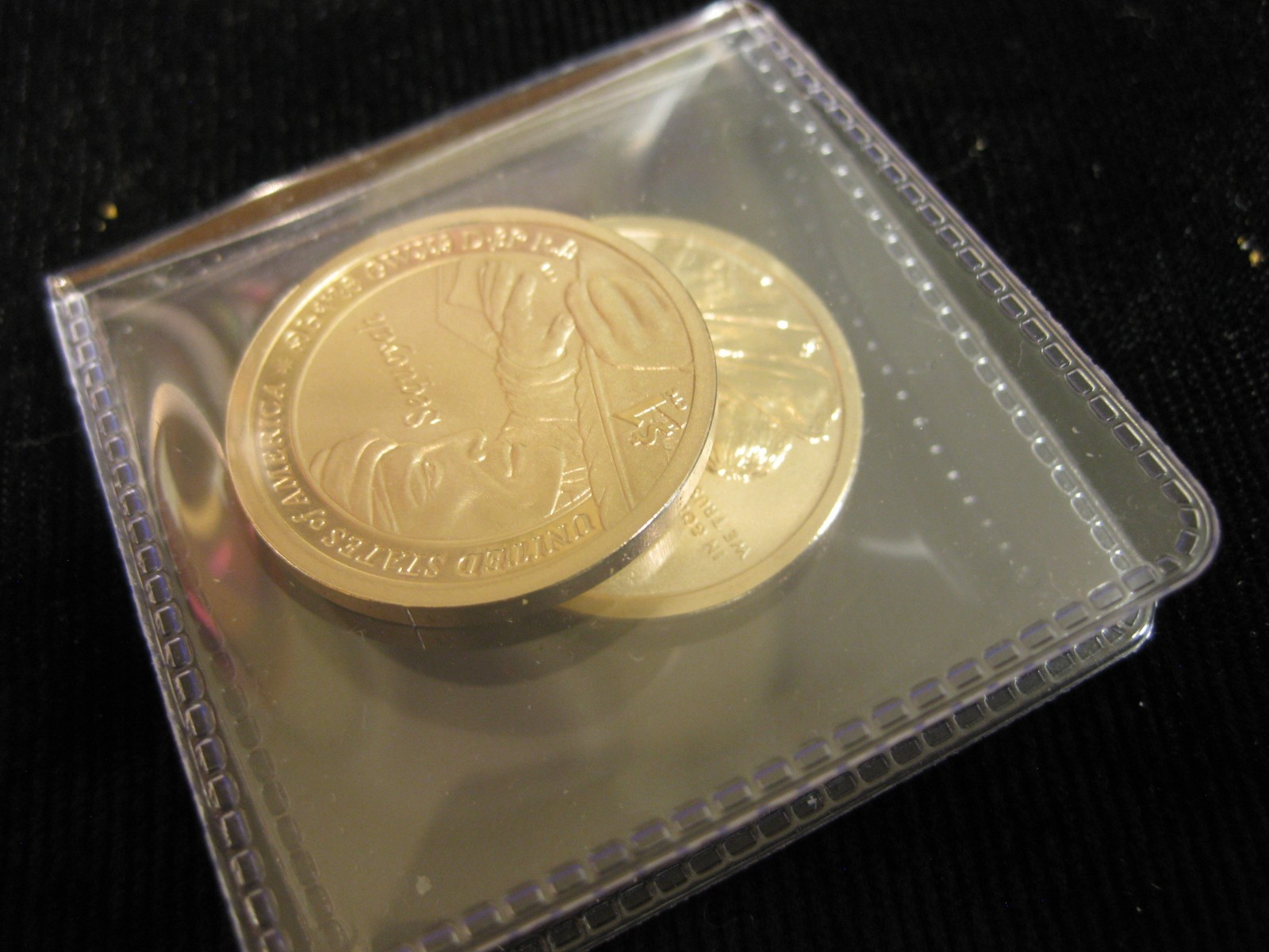 2017-S Enhanced & 2018-S Reverse Proof Sacagawea Dollar Pair