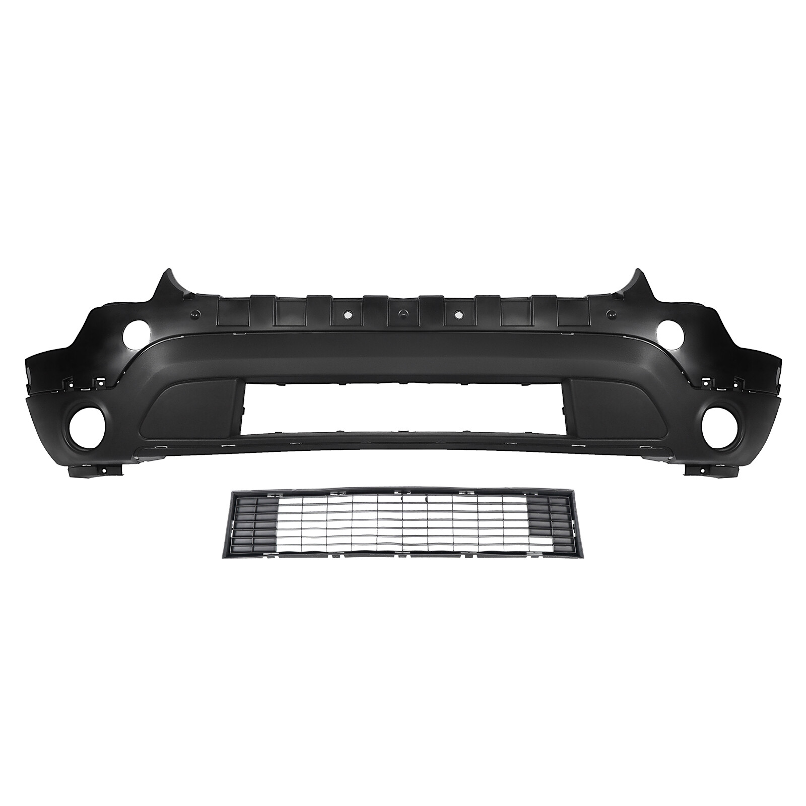Front Bumper Grille Assembly w/ Foglight For 2011-2015 Ford Explorer Complete